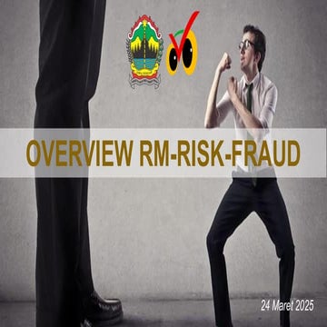 Proses Fraud RISK ASSESSMENT pada Entitas & Transaksional | PPTX