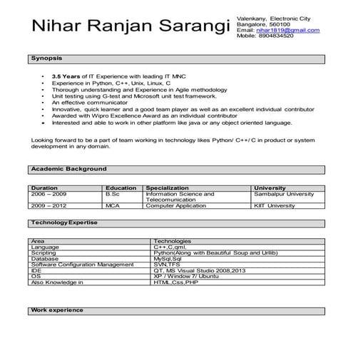 Resume_Nihar