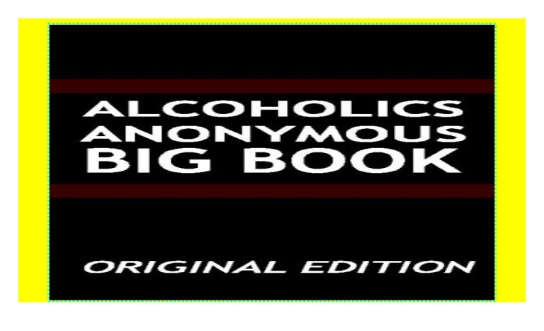 Alcoholics Anonymous Big Book Original Edition 2018 Pdf 