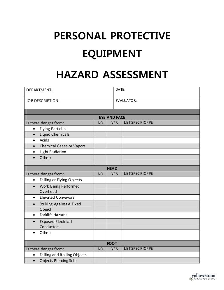PERSONAL PROTECTIVE EQUIPMENT