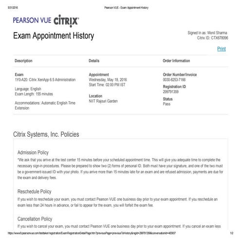 XenApp Certification