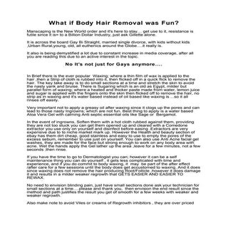 mens body hair removal guide