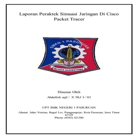 Membuat Simulasi Jaringan Dengan Cisco Packet Tracer