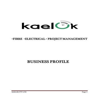 KAELOK PTY LTD