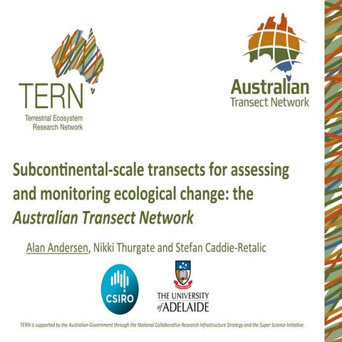 Alan Andersen_Subcontinental-scale transects for assessing and monitoring eco...