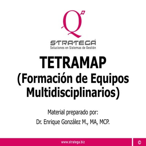 Tetramap: Formación de Equipos Multidisciplinarios y Análisis de ...