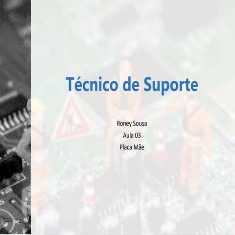 03º aula placa mãe  painel frontal