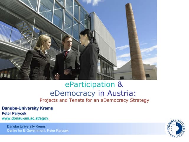 Austrian E Democracy Strategy 