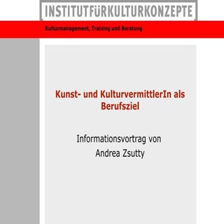 Kunst- und Kulturvermittlung als Be...