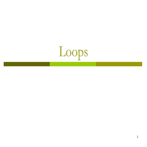 03b loops | PPT
