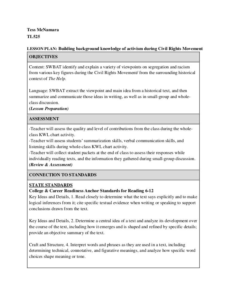 Kwl Chart Lesson Plan