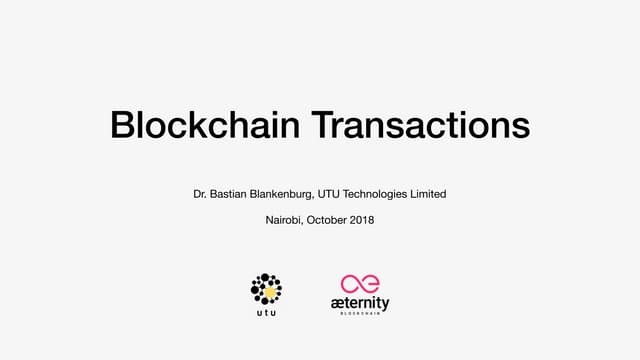 03 blockchain transactions