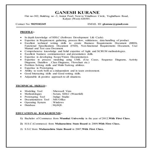 CV_Ganesh Kurane