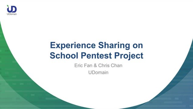 Experience Sharing on School Pentest Project