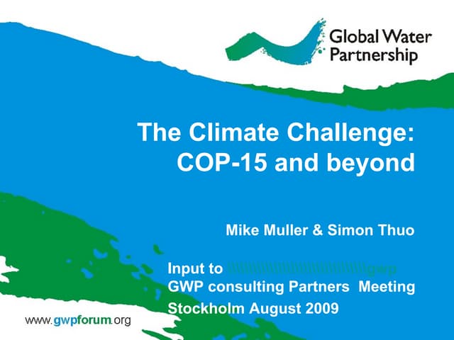 Climate Change, COP15 and Beyond
