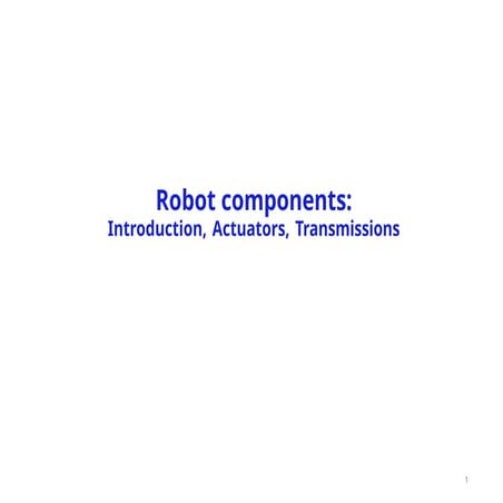 Robotic Arm Presentation | PPTX