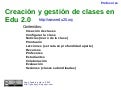 Creacion y gestion de clases con Edu2.0