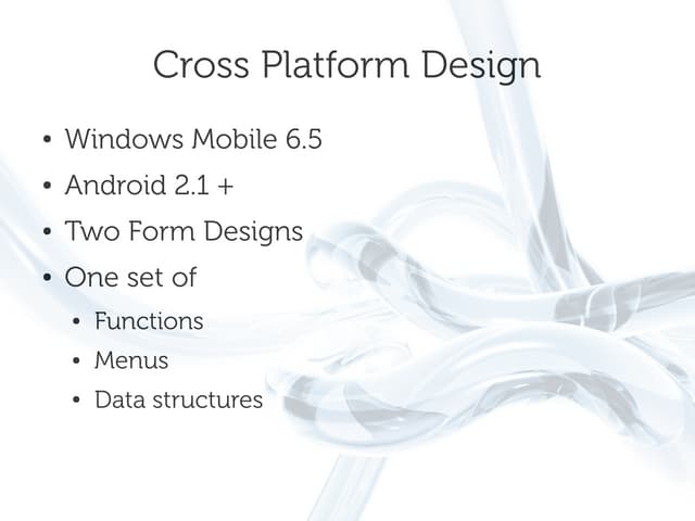 03 cross platform design