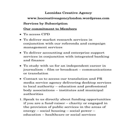 Leonidas Creative Agency