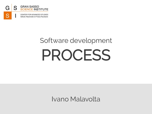 [2015/2016] Software development process