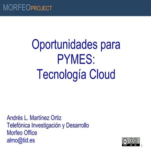 Economic Impact For Sm Es Of Cloud Technologies