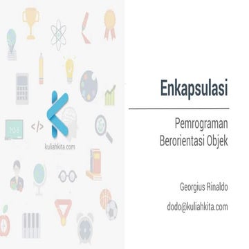 OOP - Enkapsulasi