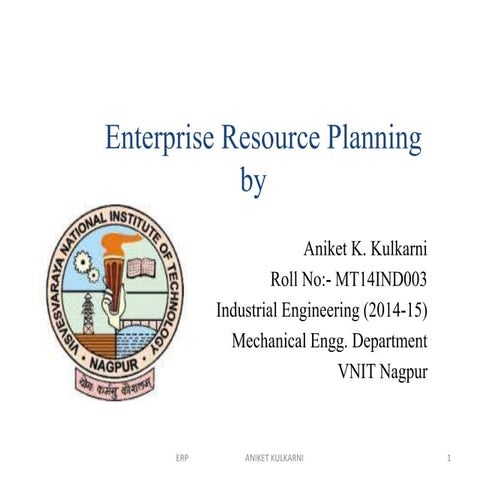 enterprise resource planning