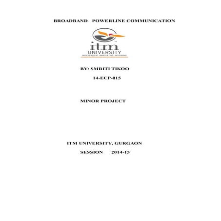 Minor projct(Broadband )