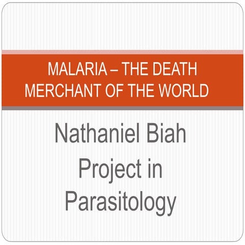 MY MALARIA PROJECT2A