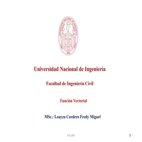 Unidad 3 funciones vectoriales de una variable real | PDF