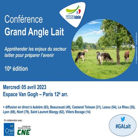 GAL2023 - Situation laitière 2022-2023 : la production laitière dans le tourb...