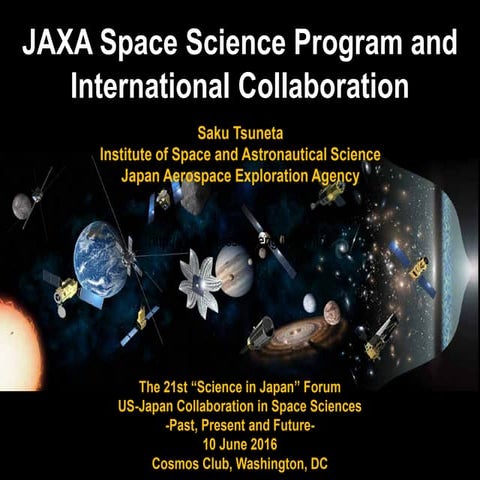 "JAXA Space Science Program and International Collaboration" | PDF