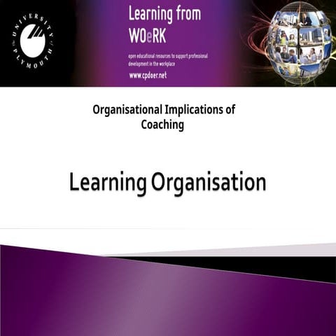 03 Learning Organisation and its   impact