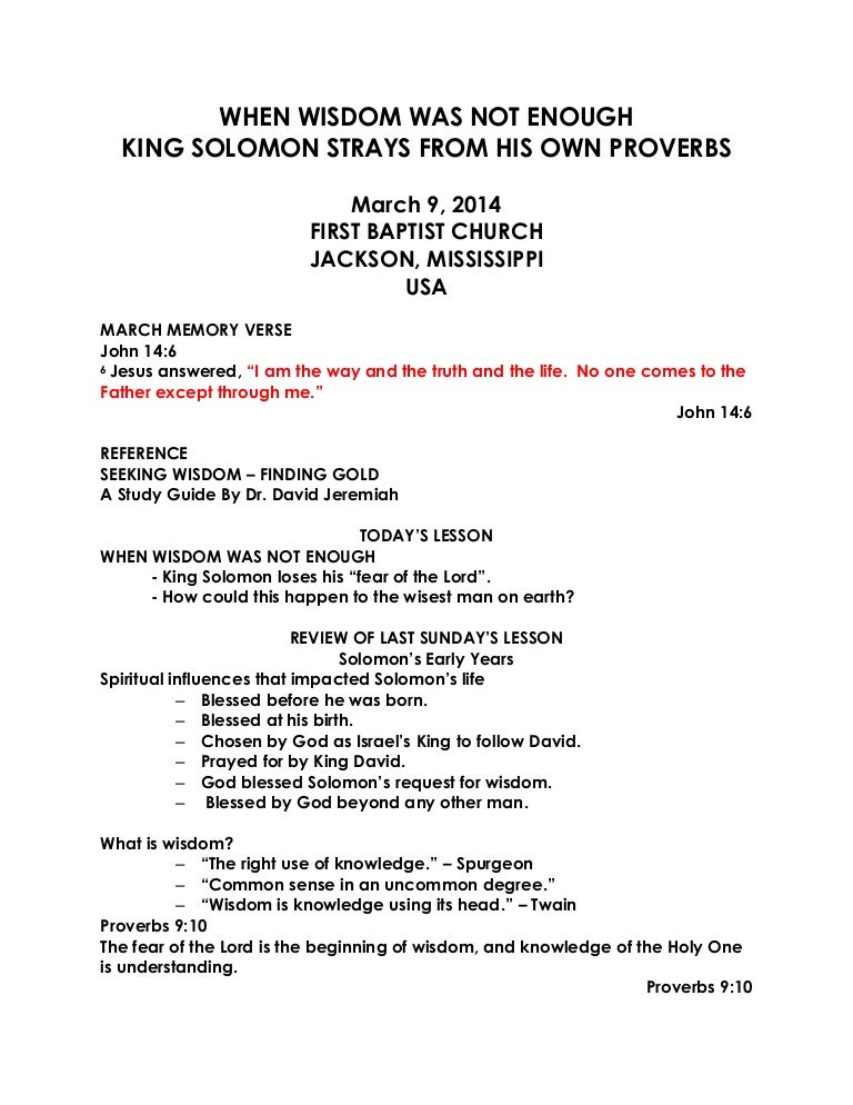 first wisdom is to fear god