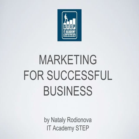 03 Marketing tips: how to develop a strategy