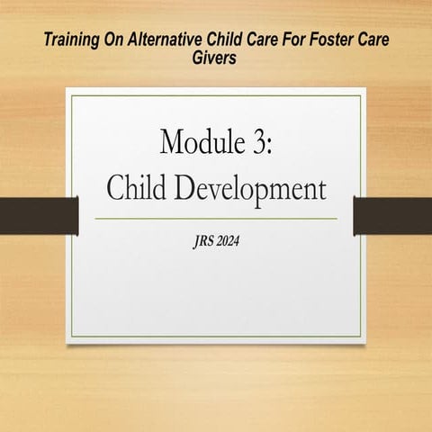 Child Development in the context of development
