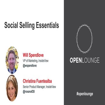 Dreamforce 14 - Social Selling - InsideView