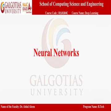 Neural Networks.pptx Deep Learning is li