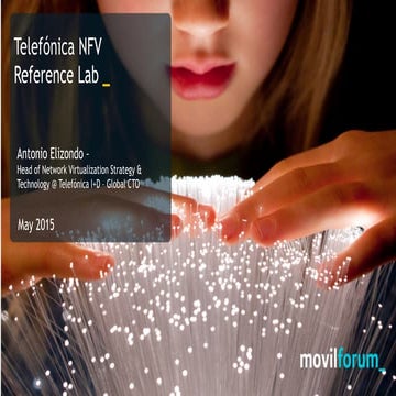Presentación Laboratorio NFV de Telefónica de Antonio Elizondo
