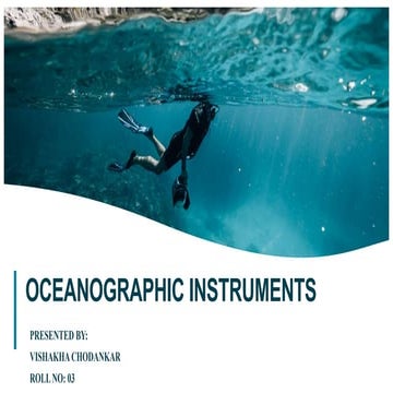 Oceanographic instruments
