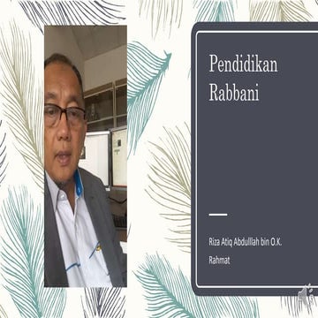 Pendidikan Rabbani