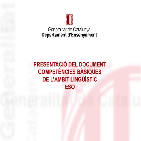 competències bàsiques àmbit lingüístic