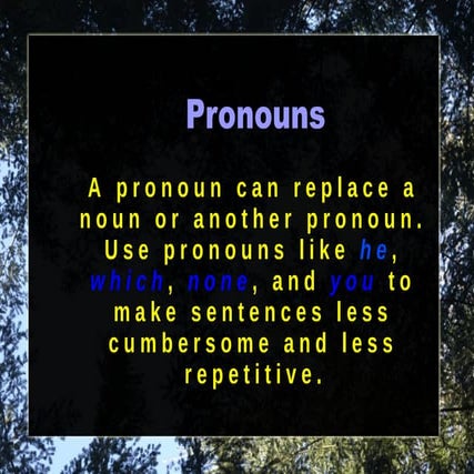 03 Pronouns
