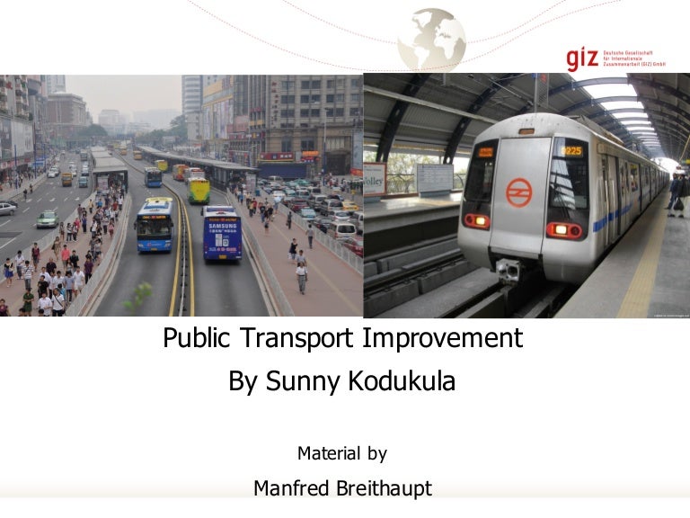 Public transport improvement