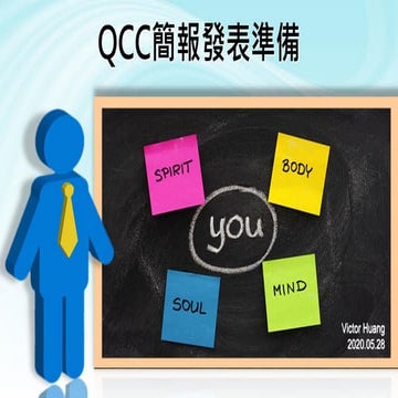 023 QC Stroy 簡報的準備 QC Story Presentation