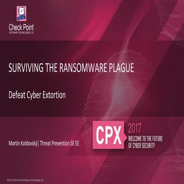How to Recover from a Ransomware Disaster | PPTX