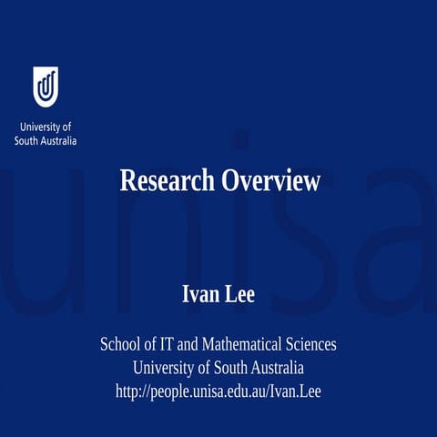 Research overview