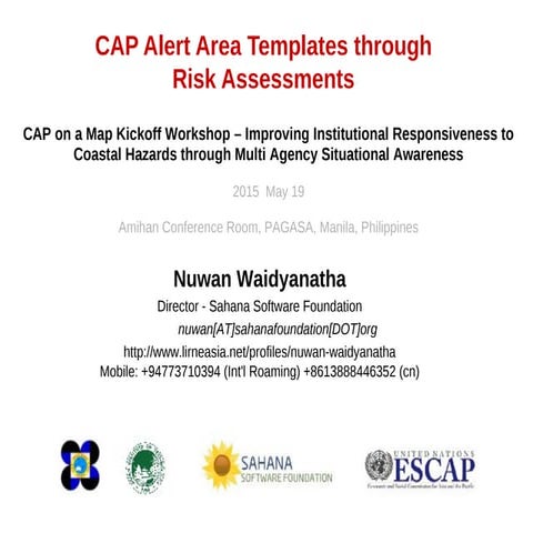 Risk assessment for CAP area templates