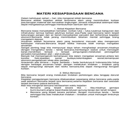 materi siapsiaga bencana PMR WIRA