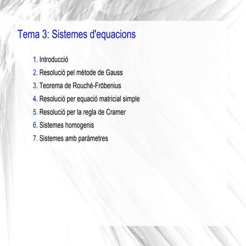 03 Sistemes d'equacions